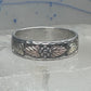 Black Hills Gold ring leaves wedding band size 12 sterling silver women men
