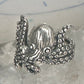 Octopus ring band size 5 sterling silver women girls