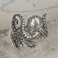 Octopus ring band size 5 sterling silver women girls