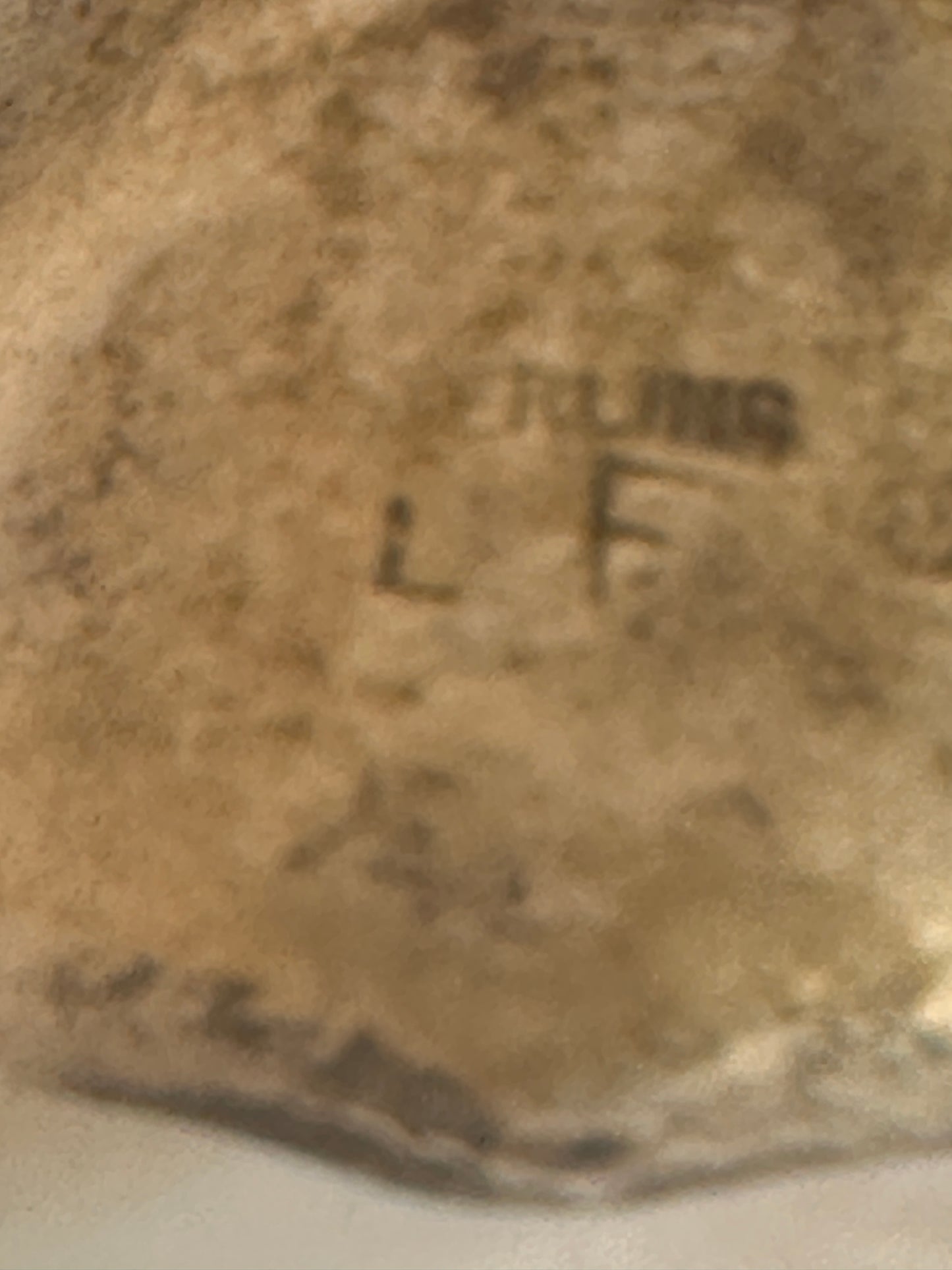 Eagle ring Navajo size 15 sterling silver women men signed LF