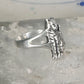 Cat ring band size 6.75 sterling silver women girls
