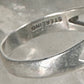 Cat ring band size 6.75 sterling silver women girls