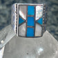 Navajo ring Turquoise Mother of Pearl Ring size 11.5 Sterling silver women men