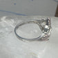 Black Hills Gold ring leaves band size 8.7 sterling silver women
