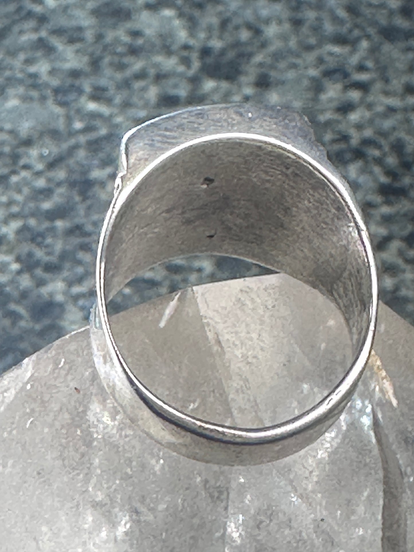 Navajo ring Turquoise Mother of Pearl Ring size 11.5 Sterling silver women men