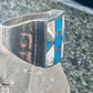 Navajo ring Turquoise Mother of Pearl Ring size 11.5 Sterling silver women men