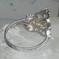 Black Hills Gold ring leaves band size 8.7 sterling silver women