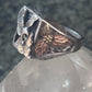 Black Hills Gold Eagle ring Onyx size 12.25 Sterling silver women men