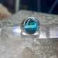 Southwest ring malachite turquoise onyx ring size 10 Sterling silver women men