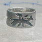 Horse ring storyteller Native American band size 5.5 sterling silver women