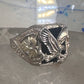 Black Hills Gold ring Eagle Onyx band size 11 sterling silver women men