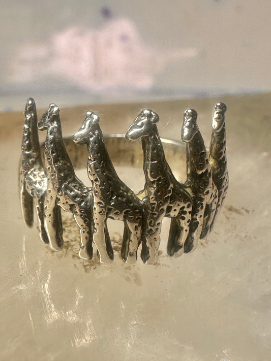 Giraffe ring Kabana size 5.75 sterling silver women