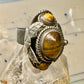 Poison ring tiger eye size 7.50 Mexico&nbsp; sterling silver women&nbsp;