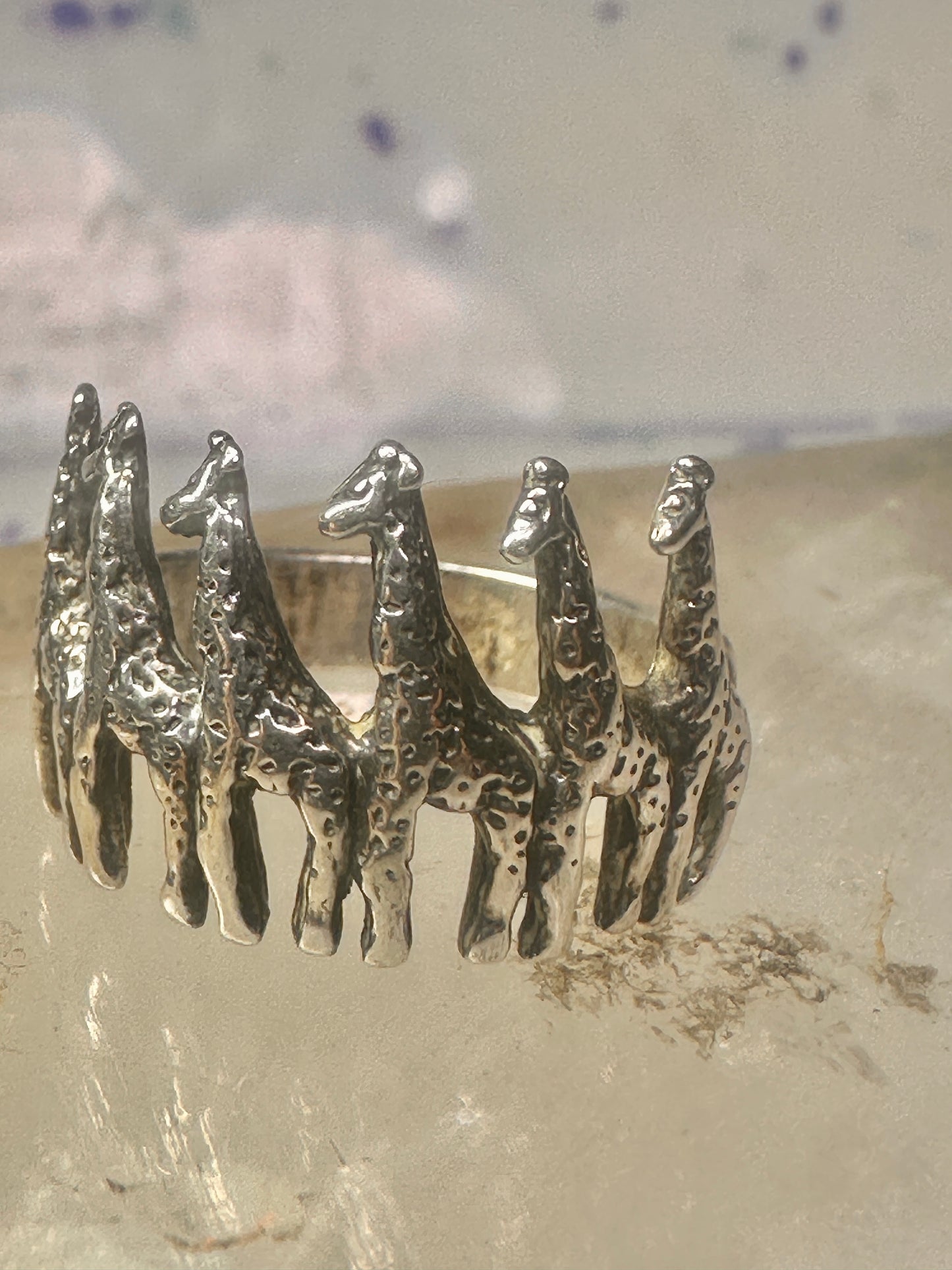 Giraffe ring Kabana size 5.75 sterling silver women