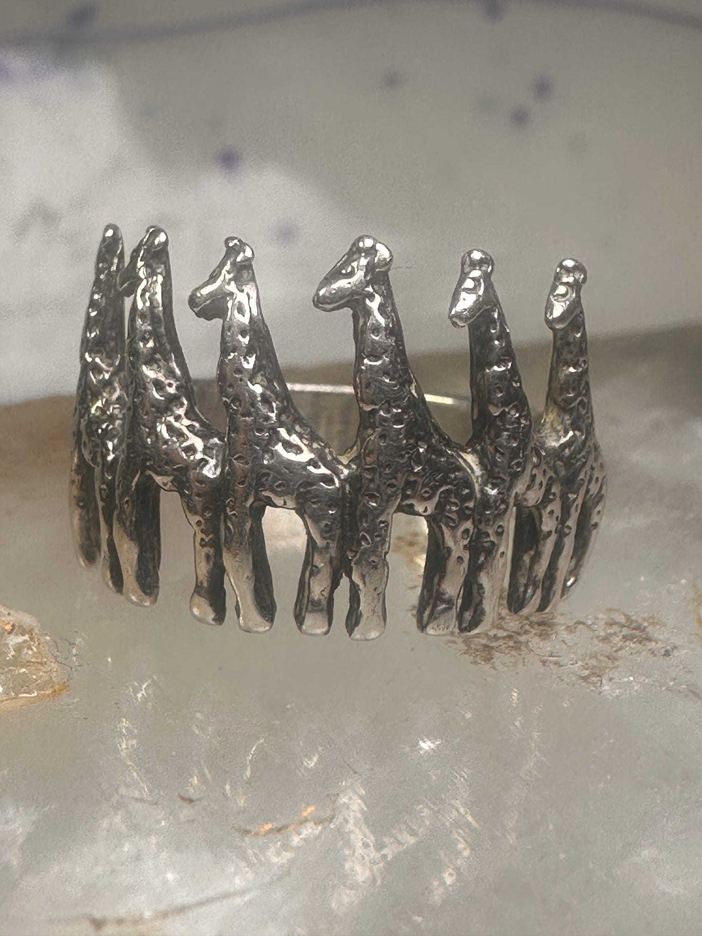 Giraffe ring Kabana size 5.75 sterling silver women
