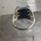 Black Hills Gold ring Eagle Onyx band size 11 sterling silver women men