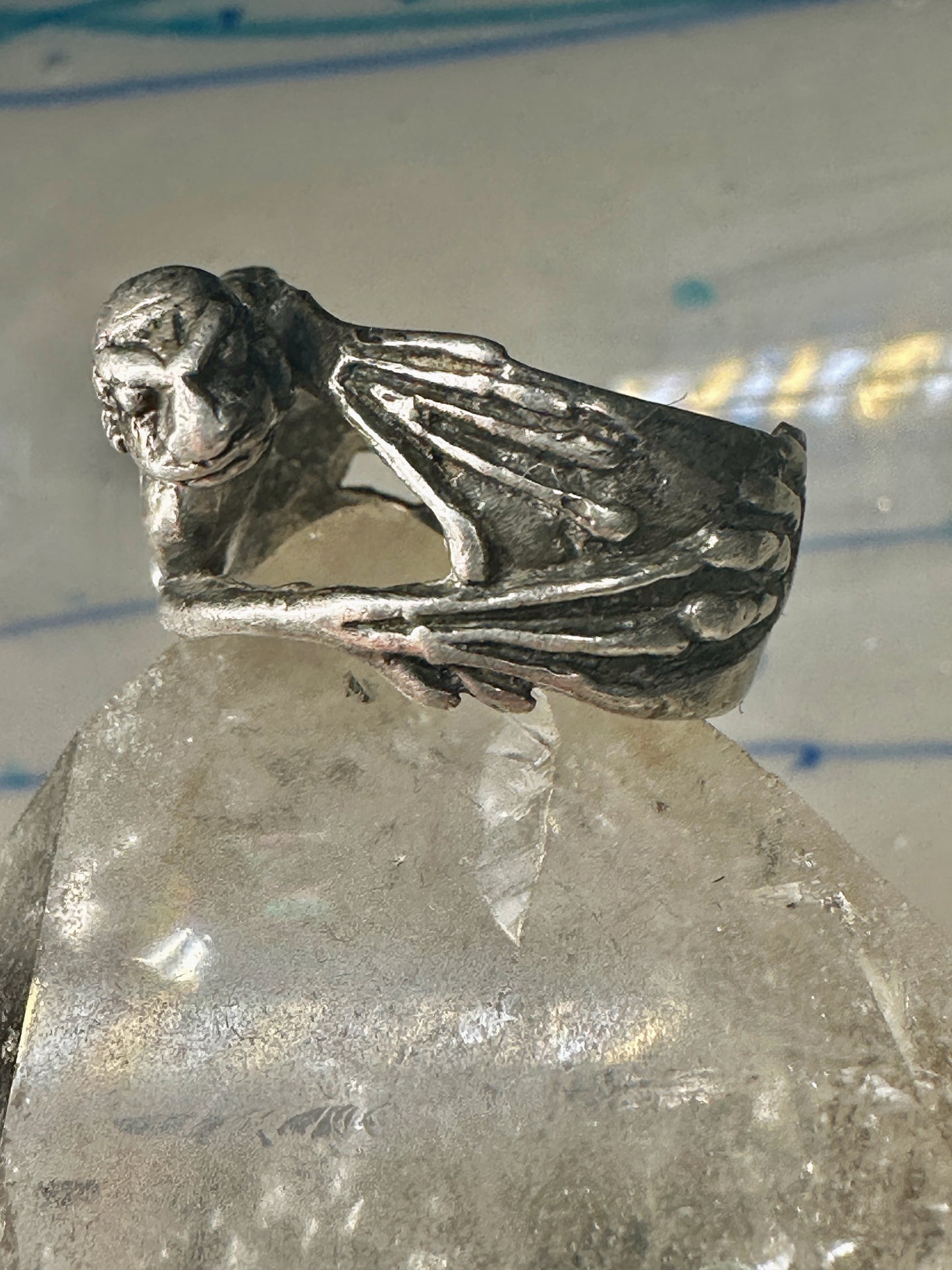 Gollum ring size 6.50 figurative figure sterling silver women