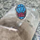 Sunrise ring sunset band seagulls turquoise coral southwest size 9.75 Sterling silver women men