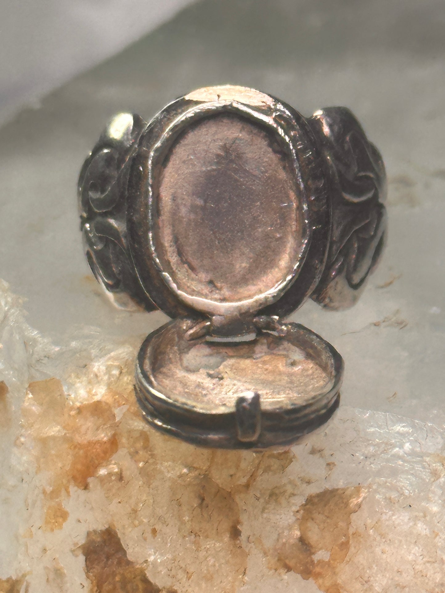 Horse ring Poison horses band size 5.75 cowgirl sterling silver women