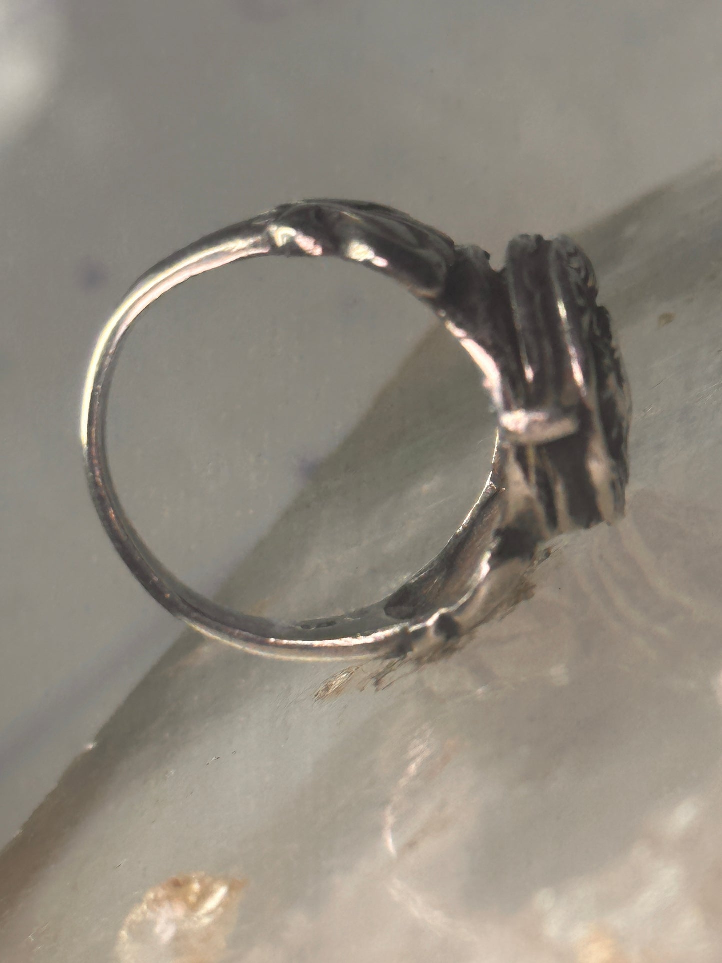 Horse ring Poison horses band size 5.75 cowgirl sterling silver women