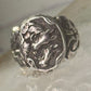 Horse ring Poison horses band size 5.75 cowgirl sterling silver women