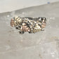 Black Hills Gold ring Leaves band size 6 sterling silver women girls