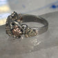 Black Hills Gold ring Leaves band size 6 sterling silver women girls