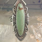 Navajo ring long turquoise size 7 sterling silver women