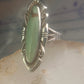 Navajo ring long turquoise size 7 sterling silver women