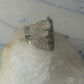 Sonia Bitton ring face band CZ size 8.50 sterling silver women