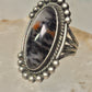Vintage Agate ring Navajo Sunrise Sunset ring size 3 sterling silver women girls pinky