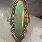 Navajo ring long turquoise size 8.25 sterling silver women