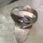 Navajo ring long turquoise size 8.25 sterling silver women