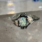 Black Hills Gold leaves ring lab opal band size 9.75 sterling silver women