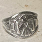 Phoenix ring Thunderbird WM  band size 4.75 sterling silver women girls pinky