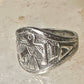 Phoenix ring Thunderbird WM  band size 4.75 sterling silver women girls pinky
