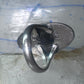 Vintage man made stone ring Long Navajo feather leaf size 6 Sterling silver women