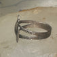Phoenix ring Thunderbird Navajo band size 7.5 sterling silver women girls pinky