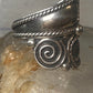 Vintage ring Cigar band Mexico spiral rope design size 6.25 Sterling silver women girls