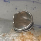 Vintage ring Cigar band Mexico spiral rope design size 6.25 Sterling silver women girls