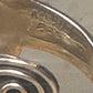 Vintage ring Cigar band Mexico spiral rope design size 6.25 Sterling silver women girls