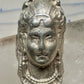 Vintage lady face ring size 6.25 sterling silver women