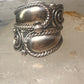 Vintage ring Cigar band Mexico spiral rope design size 6.25 Sterling silver women girls