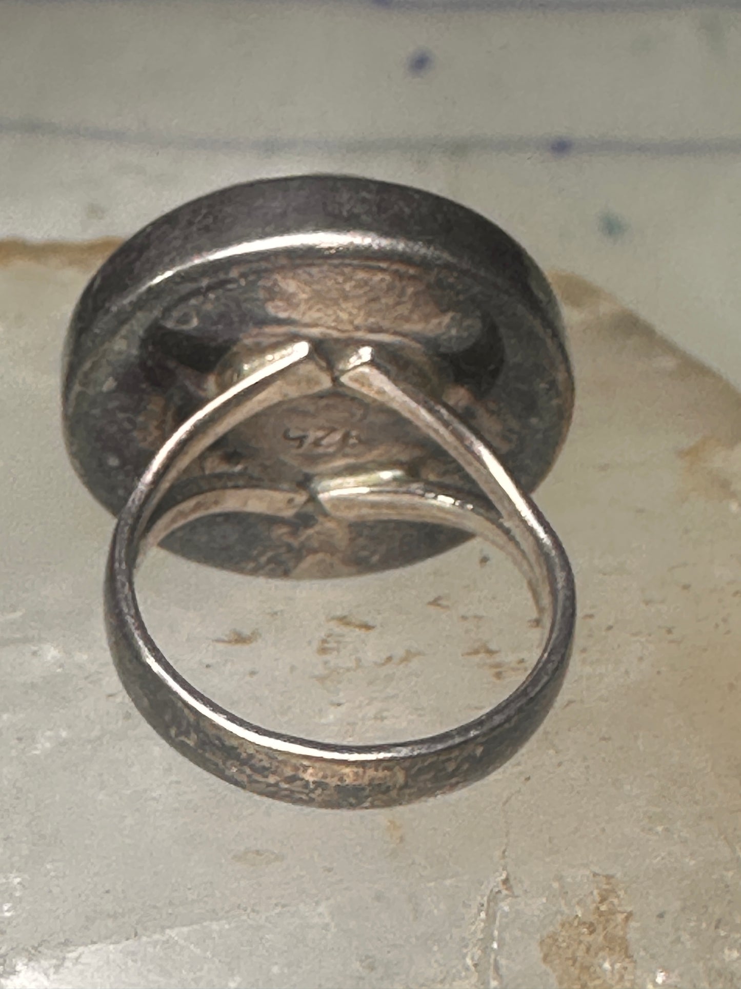 Vintage Shell ring snail band size 5.2 sterling silver women girls pinky