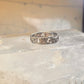 Horse ring wagon Pioneers southwest size 8 sterling silver women men
