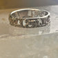 Horse ring wagon Pioneers southwest size 8 sterling silver women men