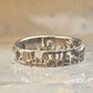 Horse ring wagon Pioneers southwest size 8 sterling silver women men