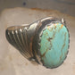 Navajo ring turquoise band size 13.5 sterling silver women men