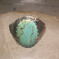 Navajo ring turquoise band size 13.5 sterling silver women men