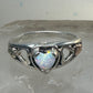 Black Hills Gold ring heart love Valentine size 5.75 sterling silver 12K women